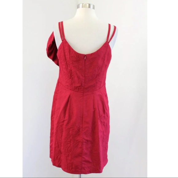 Nanette Lepore Unwrap Me Ruched Cocktail Dress - Picture 8 of 8